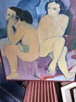 MUSING  Huile intitulée « 2 concubines »
